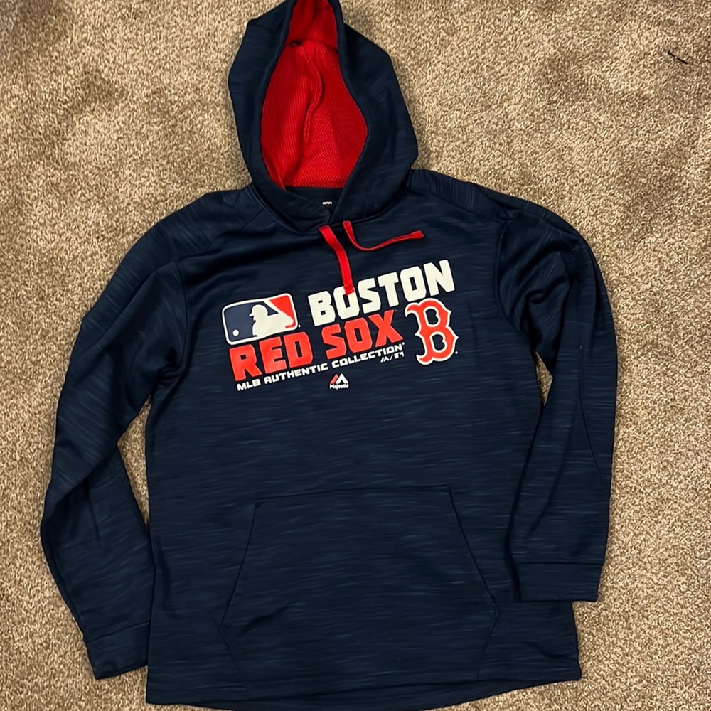 Boston Red Sox Blue/Red Hoodie - Sz. Medium